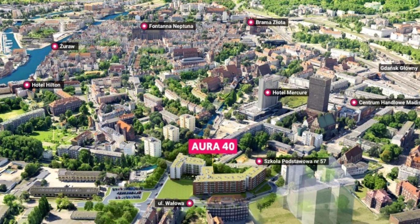 Rent40 Apartamenty Aura Gdansk Old Town ภายนอก รูปภาพ